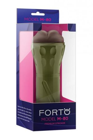 Forto Model M-80 Hard-side Mouth Masturbator - Dark