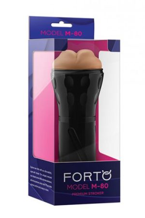 Forto Model M-80 Hard-side Mouth Masturbator - Tan