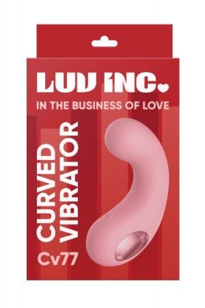 Luv Inc. Curved Vibrator - Light Pink