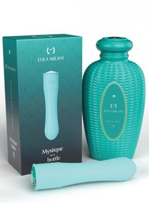 Lola Milani Mystique Bullet W/emerald Bottle - Teal