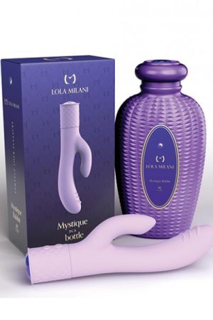 Lola Milani Mystique Rabbit W/orchid Bottle - Lilac