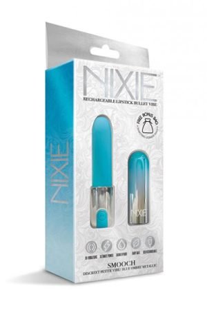 Nixie Smooch Rechargeable Lipstick Vibrator - Blue Ombre