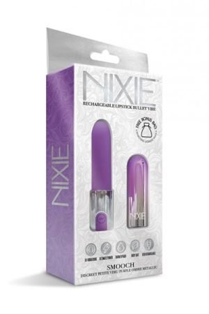 Nixie Smooch Rechargeable Lipstick Vibrator - Purple Ombre