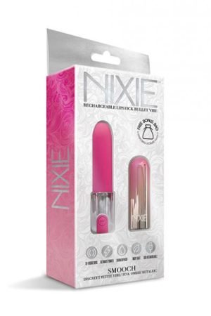 Nixie Smooch Rechargeable Lipstick Vibrator - Pink Ombre