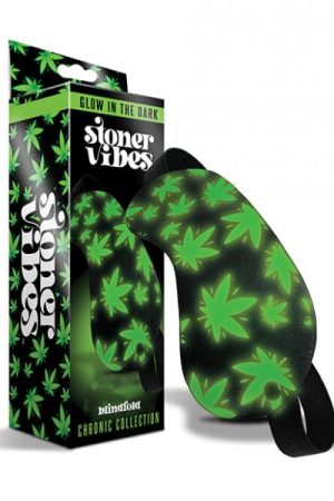 Stoner Vibes Glow In The Dark Blindfold