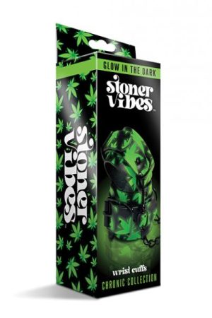 Stoner Vibes Glow In The Dark Wrist Cuffs