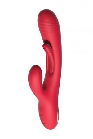 Bora-rabbit Tapping G-spot Vibrator - Red