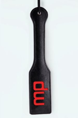 Lust Pu Leather Mp Paddle - Black