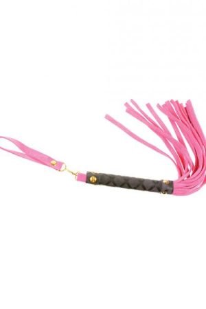 Plesur Mini Leather Flogger - Pink
