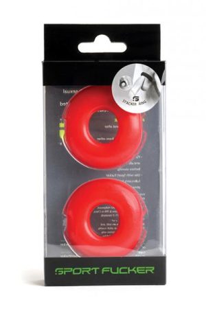 Sport Fucker Stacker Rings - Red