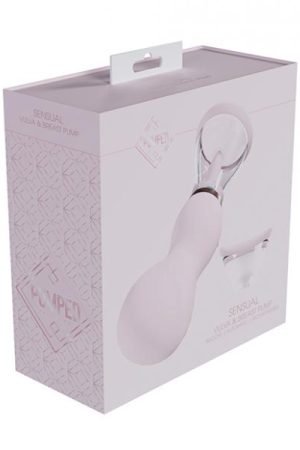 Shots Pumped Sensual Rechargeable Vulva & Breast Pump - Pink