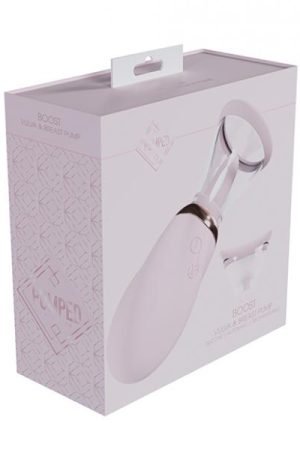 Shots Pumped Boost Rechargeable Vulva & Breast Pump - Pink