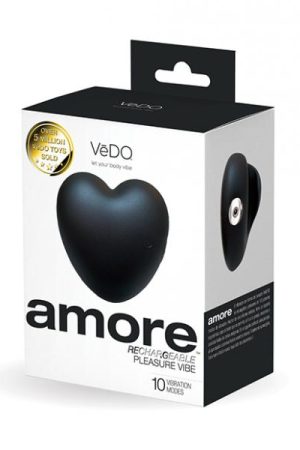 Vedo Amore Rechargeable Pleasure Vibe - Black