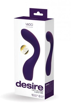 Vedo Desire Rechargeable G-spot Vibe - Purple