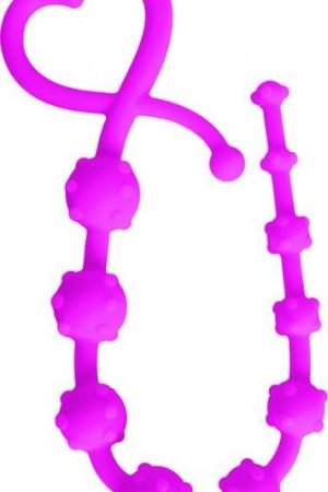 Gossip Hearts N Studs Magenta Pink Anal Beads