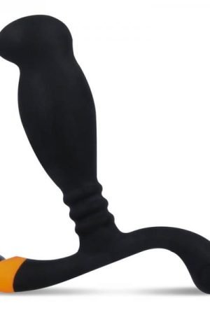 Nexus Ultra Si Silicone & Polypropylene Massager - Black/orange