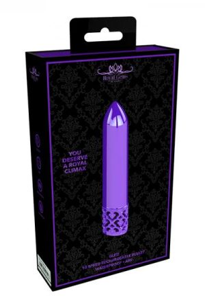 Royal Gems - Glitz - Abs Rechargeable Bullet - Purple