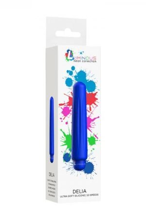 Luminous Delia Abs Bullet With Silicone Sleeve 10 Speeds Royal Blue