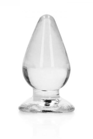 Realrock Crystal Clear 4.5 In. Anal Plug Clear