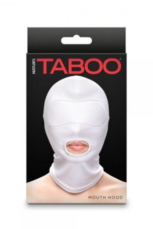 Hustler Taboo Mouth Hood White