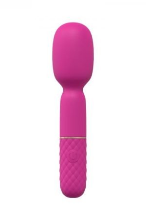 Loveline Bella 10 Speed Vibrating Mini-wand Silicone Rechargeable Waterproof Pink