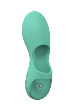 Loveline Joy 10 Speed Finger Vibe Silicone Rechargeable Waterproof Green