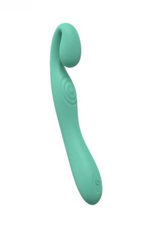Loveline Obsession 10 Speed Dual Motor Vibe Sealed Silicone Rechargeable Submersible Green