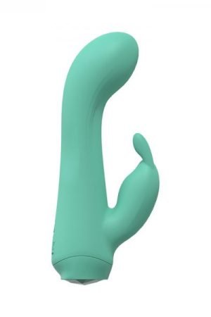 Loveline Enchanted Dual Motor 10 Speed Rabbit Silicone Rechargeable Waterproof Green