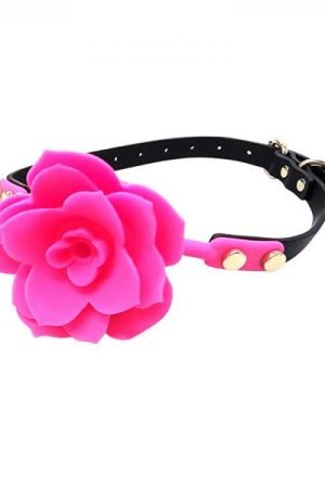 Ple'sur Flower Ball Gag Breathable Silicone Pink