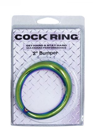 Ple'sur Ss Rainbow Bumper Cockring 2in