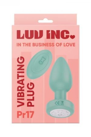 Luv Inc Pr17: Vibrating Plug With Remote Green