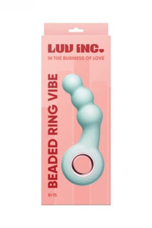 Luv Inc Br15: Beaded Ring Vibe Green