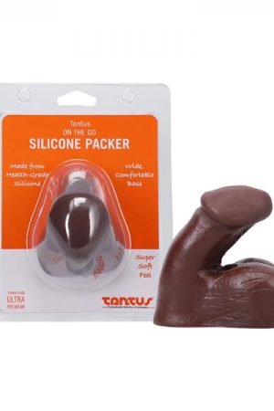 Tantus On The Go Silicone Packer Espresso (clamshell)