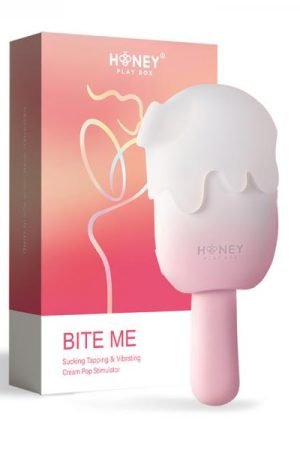 Honey Play Box Bite Me Sucking Tapping & Vibrating Cream Pop Stimulator