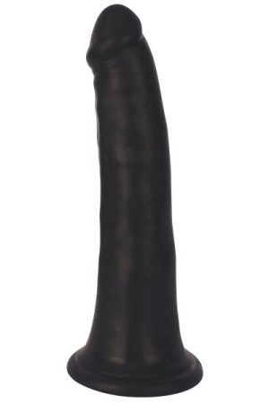 Thinz 8 Inch Slim Dildo- Black