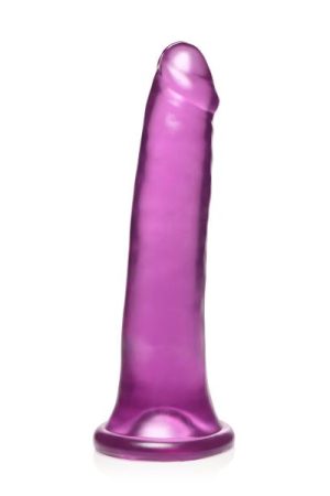 8 Inch Slim Stick Grape Ice Dildo