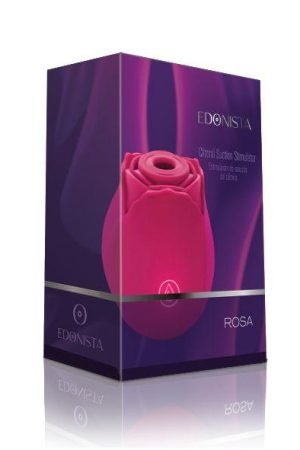 Edonista Rosa Clitoral Suction Stimulator Red
