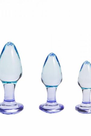 Butties 3pc Acrylic Anal Plug Set