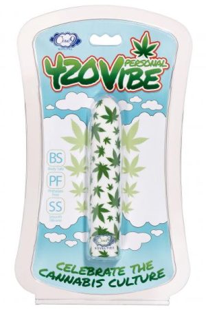 420 Slim Vibe White/cannabis Leaf
