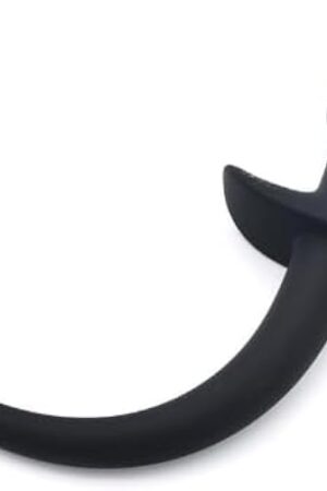 BDSM Silicone Anal Plug Adult Sex Toys Dog Tail Anal Plug with T-Shaped Base Sex Masturbation G-Spot Toys for Women Men Gay Couples Sex SM Game Cosplay Bedroom