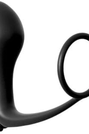 Anal Fantasy Ass GASM Vibrating Plug Cock Ring Black