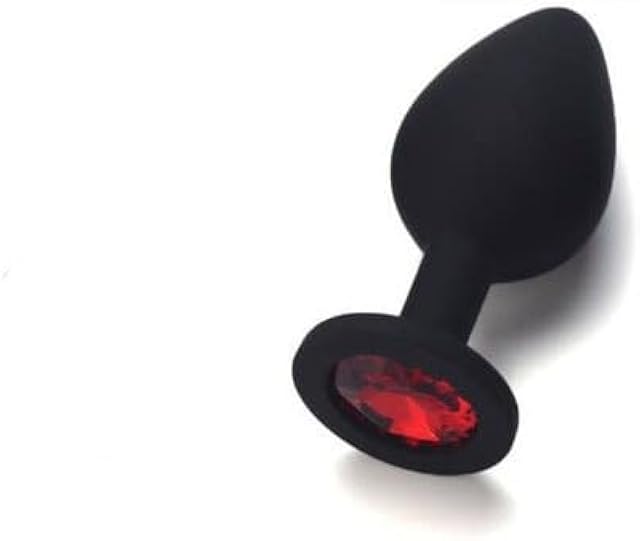 Anal Butt Plug S/M/L Silicone Anal Plug Dildo Bullet Vibrator Butt Plugs Prostate Massager Anal Sex Toys for Women Men Gay (Color : No Vibrator M)