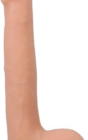Doc Johnson Signature Series - Oliver Flynn - 10 Inch ULTRASKYN Dildo with Removable Vac-U-Lock Suction Cup - F-Machine & Harness Compatible - for Adults Only, Vanilla
