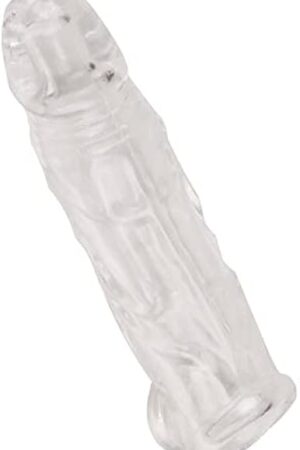 WOHUTAR ?Reusable Sleeves 350 Girth for Men Extender Enlarger Extension Enhancer Ball Stretch Sleeve Girth Best Gift-Transparent/SK