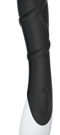 Double Head G Spot Clitoral Vibrator Waterproof Rechargeable Realistic Silicone Dildo Vibrators with 10 Speeds Rose Sex Toys for Women Black