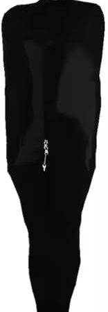Adults Latex Bondage Bag Adults PVC Sleeping Sack Open Head and Attached Front Zipper Fetish