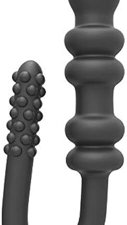Anal Plug Adult Sex Toy- Butt Plug Silicone Anal Sex Toys - G Spot Sex Adult Anal Toy for Beginner Adult Unisex Women and Men Couple Not Vibrator, No Motor	 (Black)