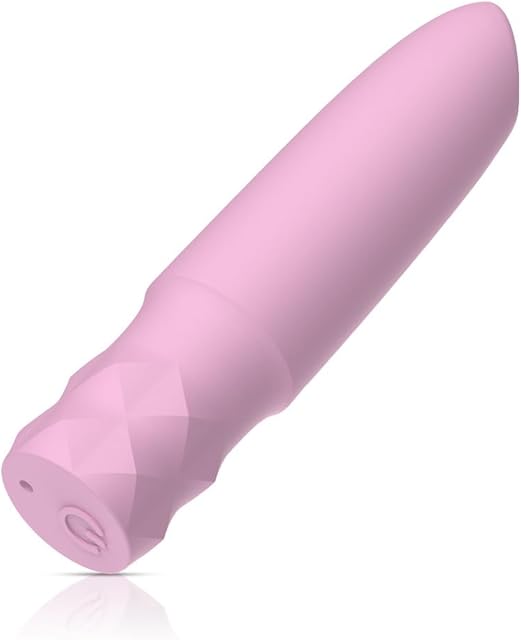 Bullet Vibrator Sex Toys All Silicone Rechargeable Vibrator with 10 Powerful Vibration & Quiet Modes,Waterproof Nipple G-spot Stimulator,Sex Toys for Women?Pink??