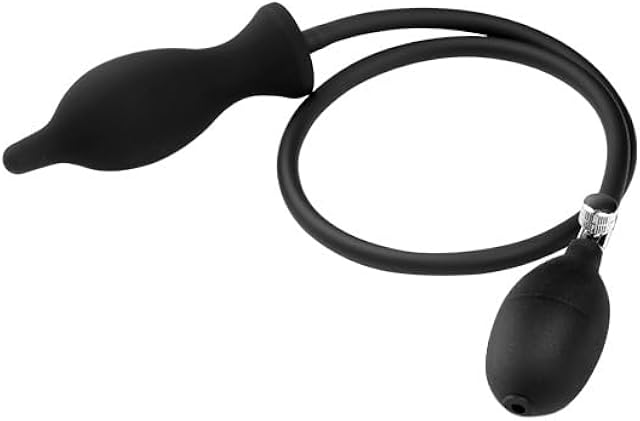 Anal Plug Inflatable with Anal Beads for Men and Women Unisex G Spot Anal Sex Toy Couples Masturbator G-spot Expands Thrusting Toys