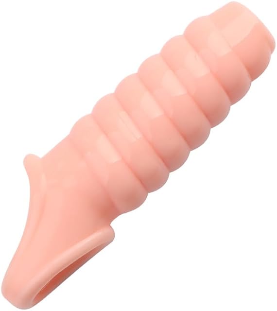 WOHUTAR dReusable Sleeves Girth for Men Extender Enlarger Extension Cook Enhancer Ball Stretch Sleeve Girth Best Gift-3652(Flesh-Colored/LW)